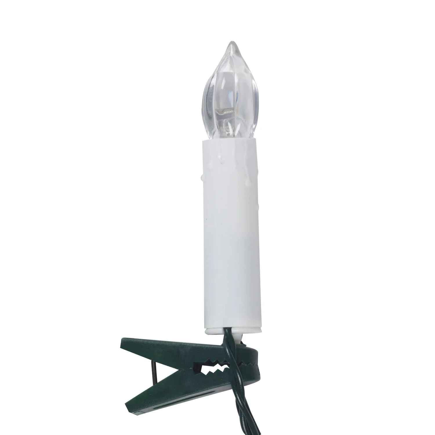 20 Warm White LED Connectable Christmas Tree Candle Lights - Image 4