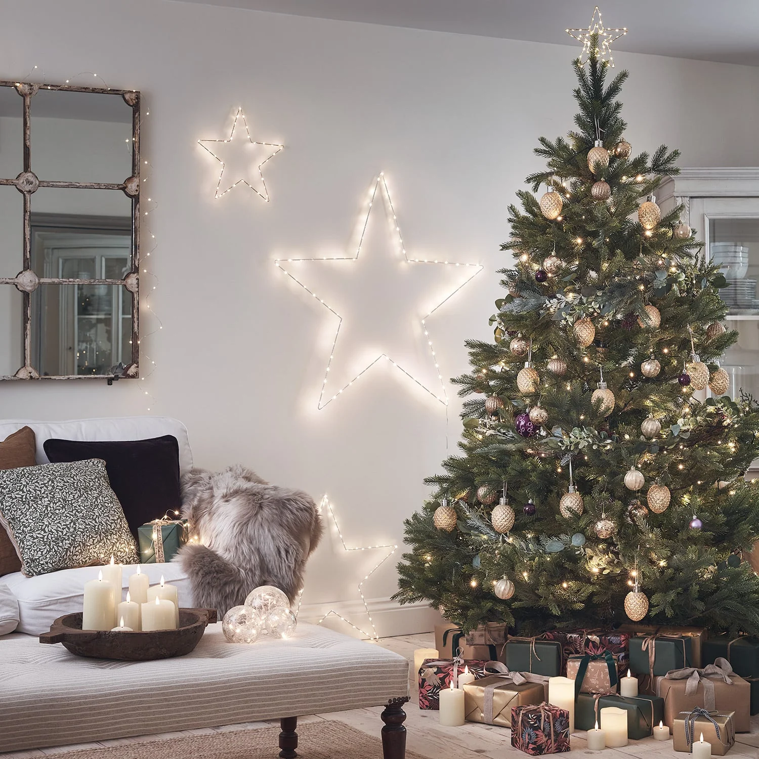 3 Clear Glass Fairy Light Orbs - Image 7