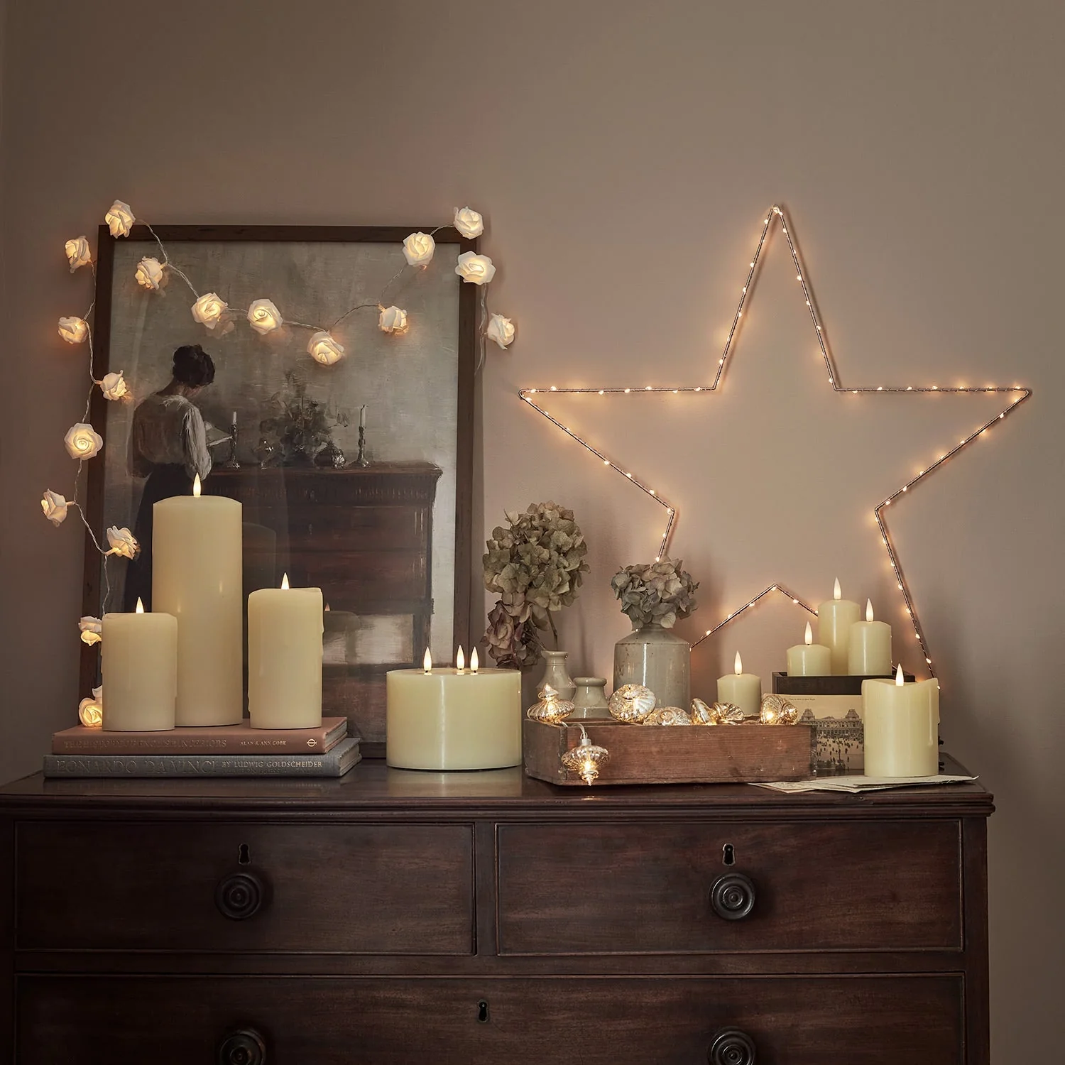 TruGlow® Dripping Wax LED Pillar Candle Trio - Image 6
