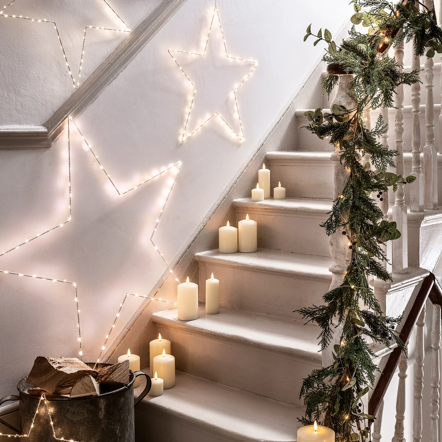 TruGlow® Ivory LED Slim Pillar Candle Trio With Remote Control - Image 6