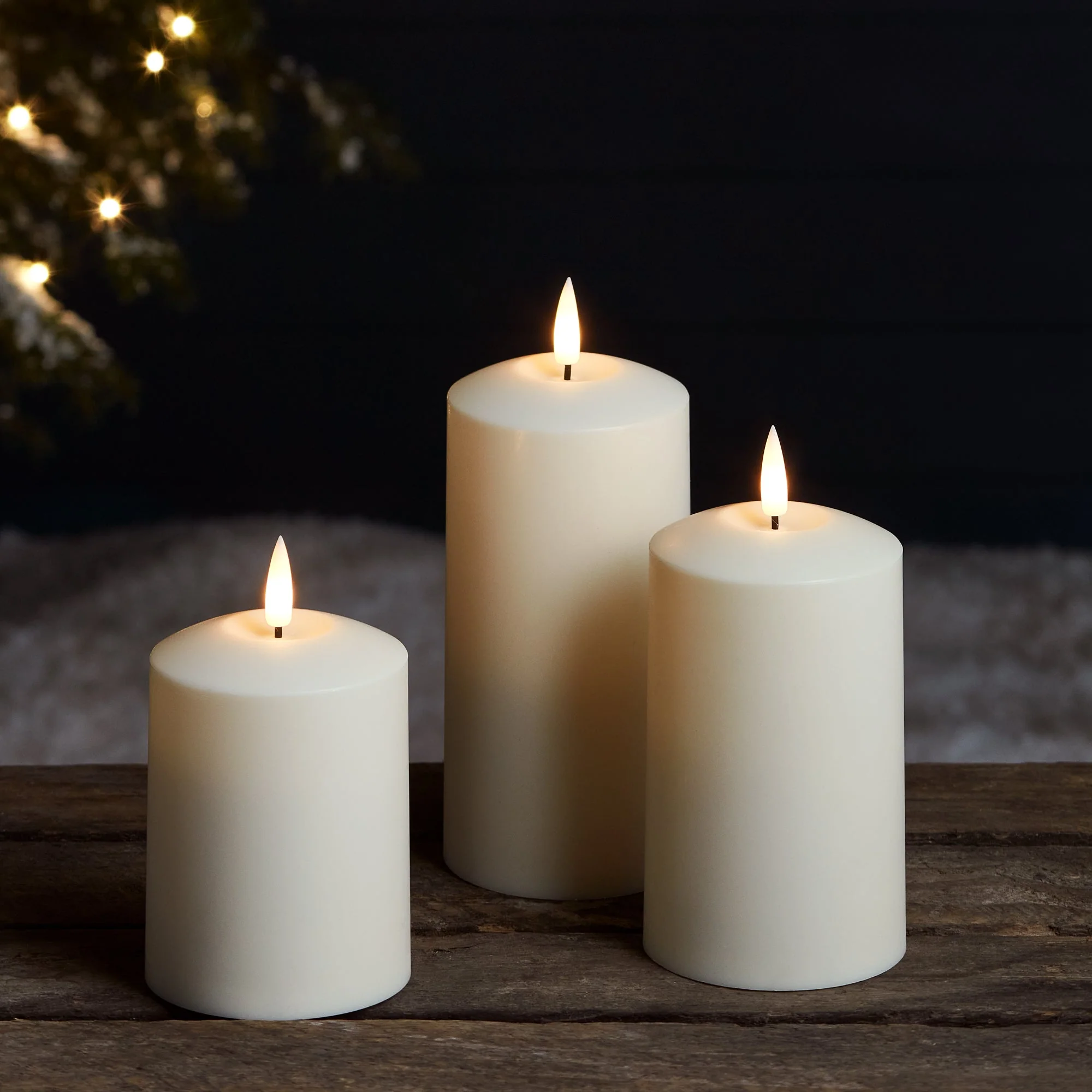 TruGlow® Waterproof Outdoor Candle Trio - Image 10