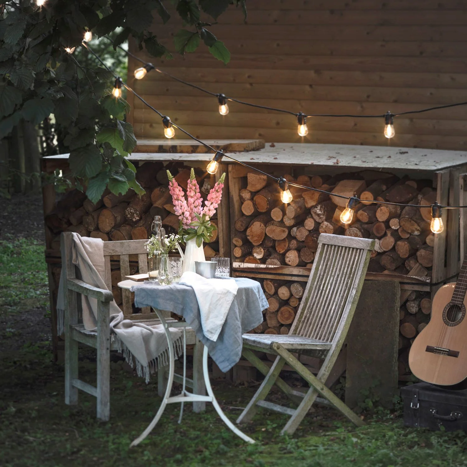 Ultimate Connect 40m 80 Warm White Festoon Lights Black Cable - Image 3