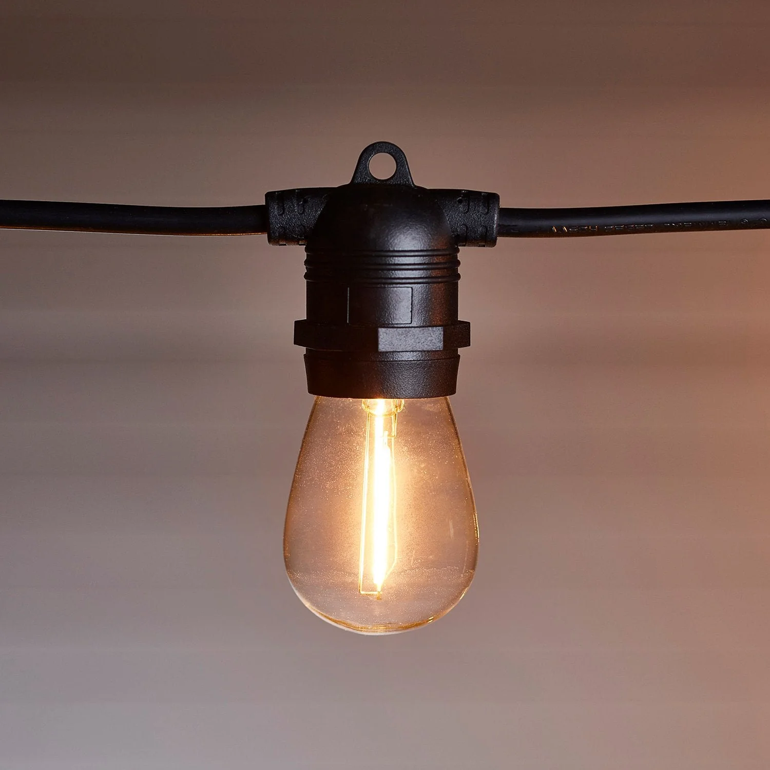 Ultimate Connect 65m 130 Warm White Festoon Lights Black Cable - Image 3